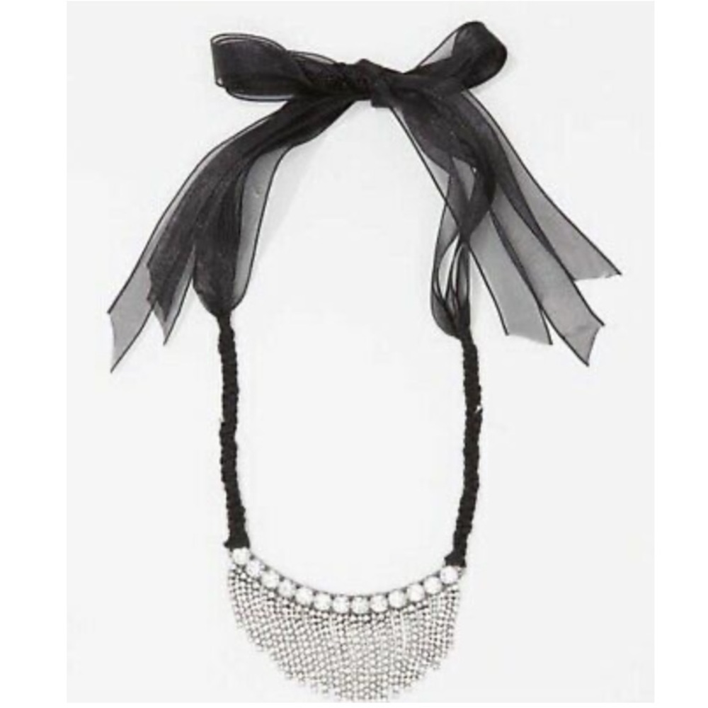 Loft Midnight Tie Back Necklace